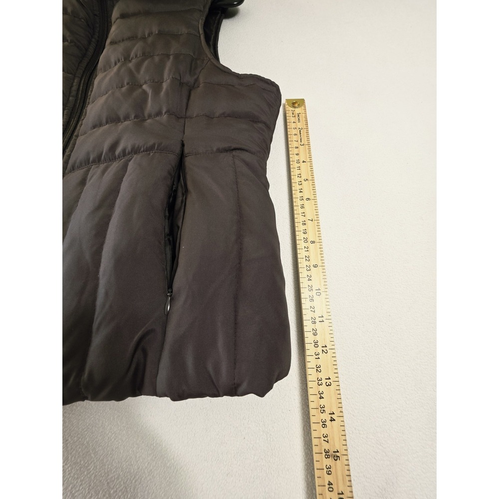 Size Large- Kenneth Cole Reaction, Women's, Down Vest, Brown - Picture 4 of 14